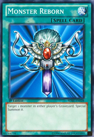 YU-GI-OH! - Monster Reborn (SDBE-EN028) - Structure Deck: Saga of Blue-Eyes White Dragon - Unlimited Edition - Common