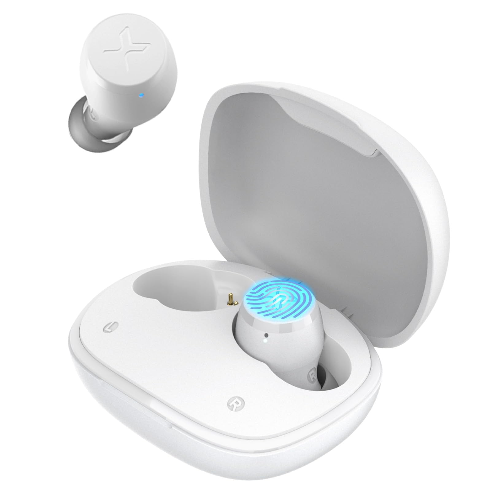 Edifier X3s True Wireless Stereo Earbuds, IP55 Bluetooth Headphones, 28H Playtime in-Ear Earphones with Charging Case for Phone Sports - White