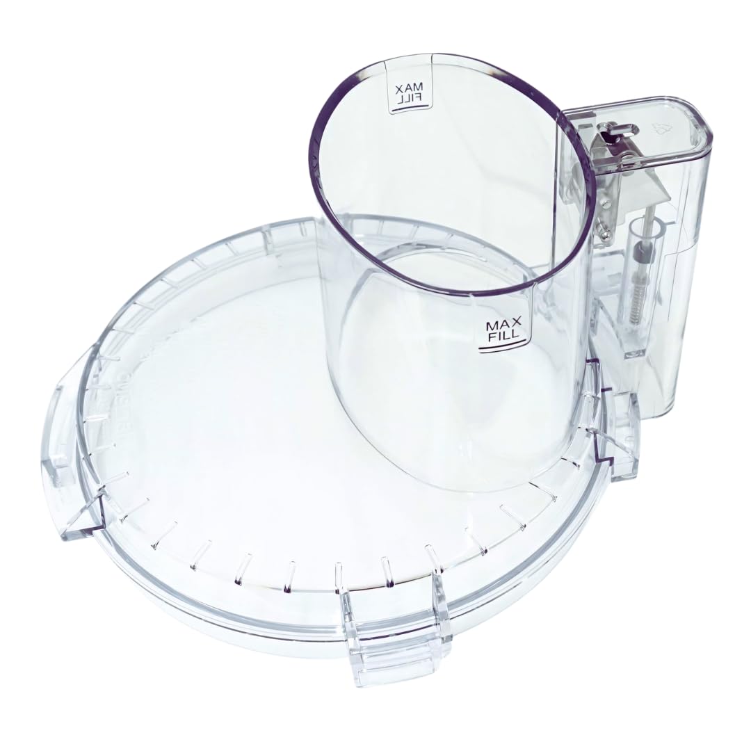 DFP-14NWBCT1 for Cuisinart Food Processor Work Bowl Cover DFP-14, DFP-14BCHN, DFP-14BCN, DFP-14BCNR, DFP-14BCWN, Transparent