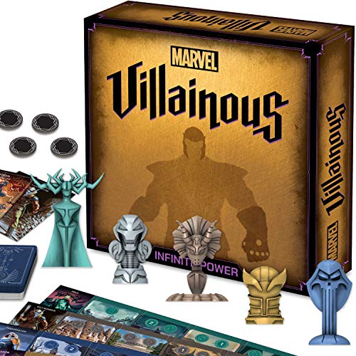 quest for the pillars of wealth - Ravensburger Marvel Villainous: Infinite Power Strategy Board Game for Ages 12 & Up - The Next Chapter of Villainous