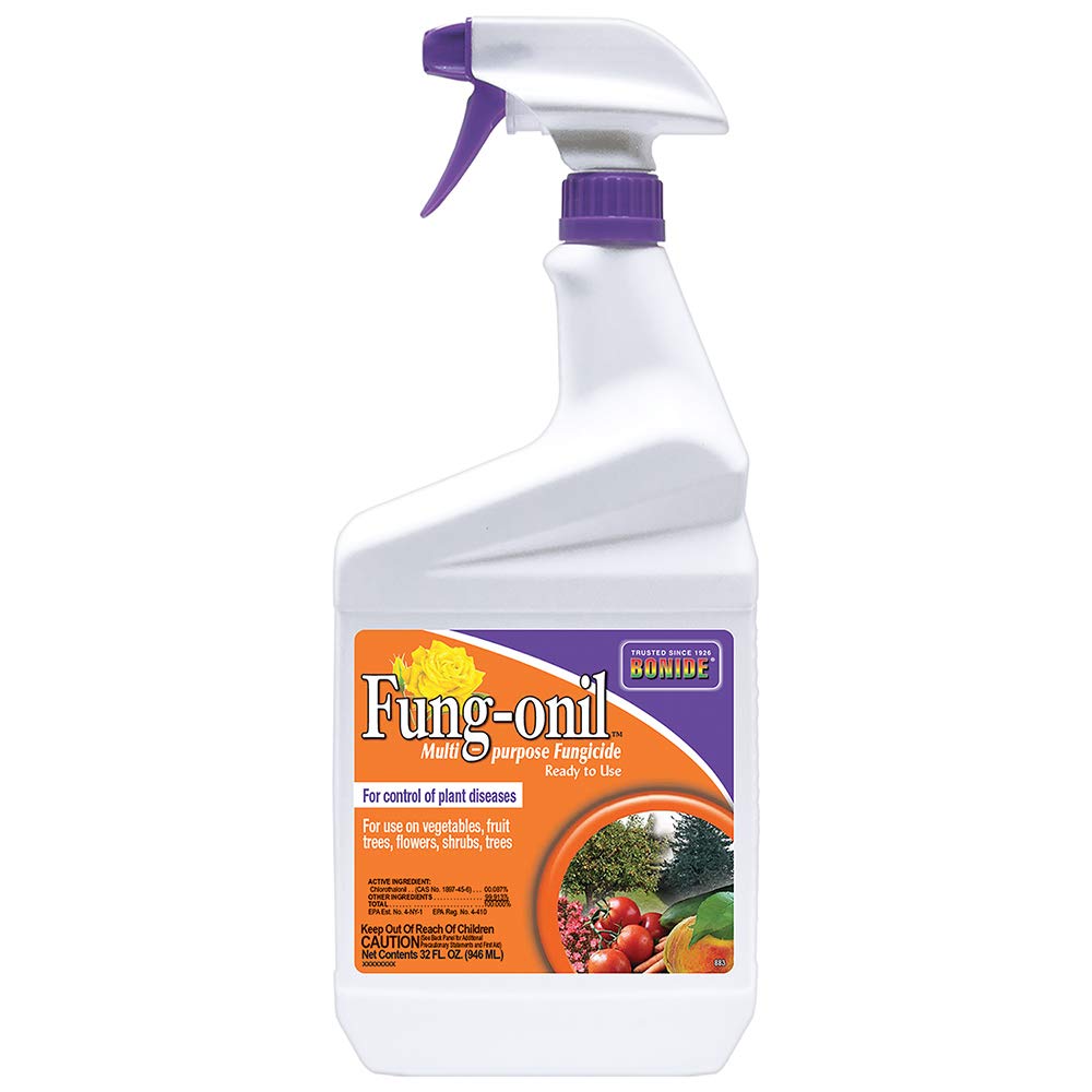 BonideFung-onil Multi-Purpose Fungicide, 32 oz Ready-to-Use Spray for Plant Disease Control, Controls Blight, Mildew & More