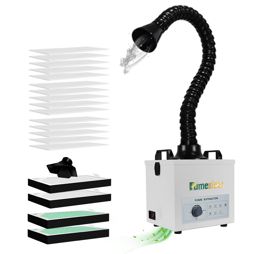 Save $10 on the FumeClear Welding Fume Extractor 100W strong suction with replaceable filter bundle