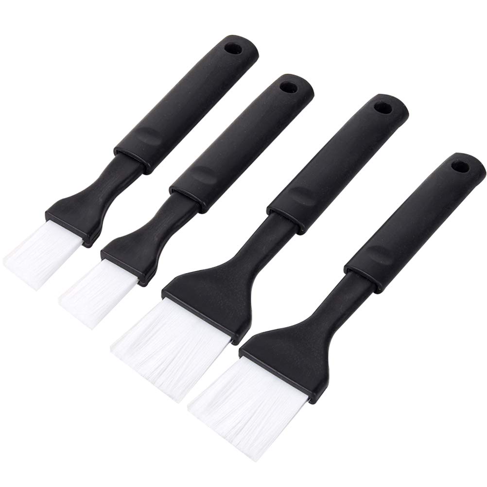 Tofficu 4pcs Nylon Pastry Brushes,Great for BBQ Meat, Cakes Pastries,Heatproof, Flexible