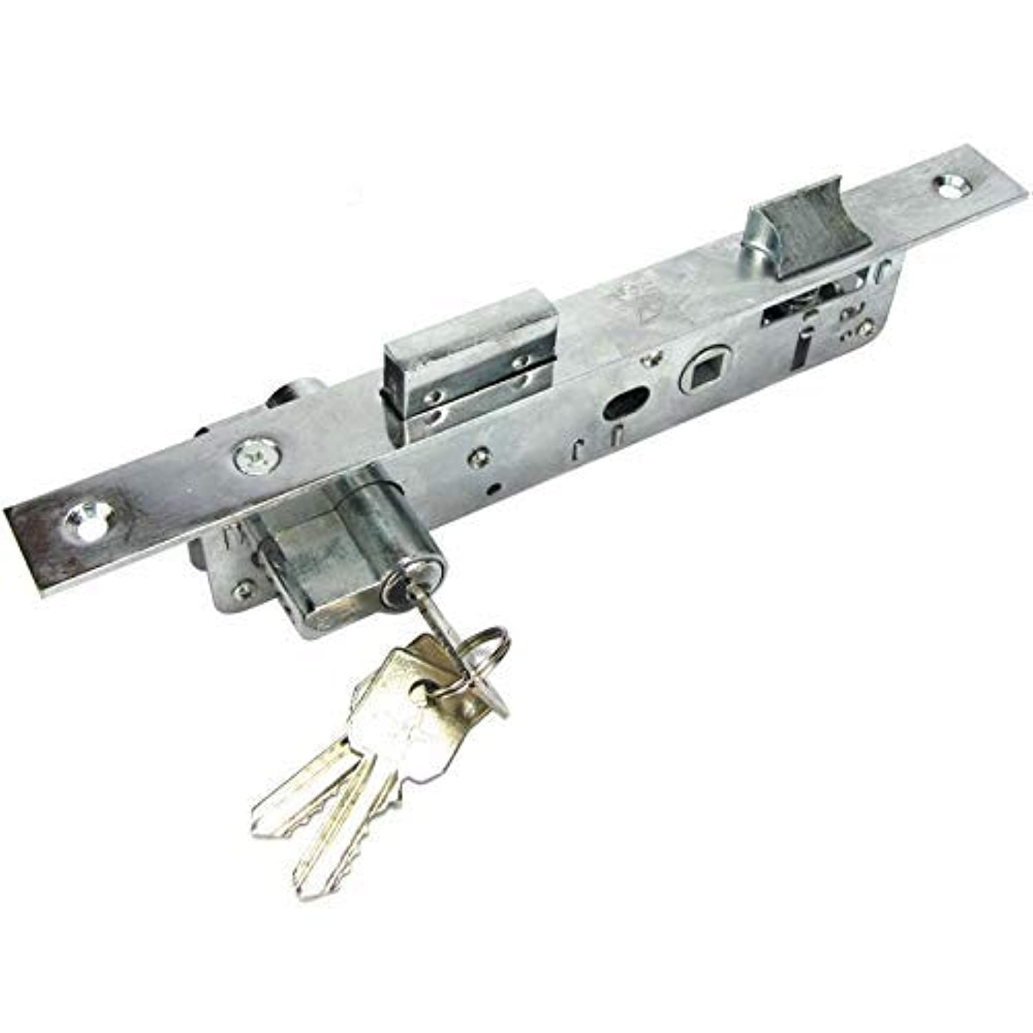 NJM Aluminium Door Lock Body with Key Cylinder 20mm Back Set