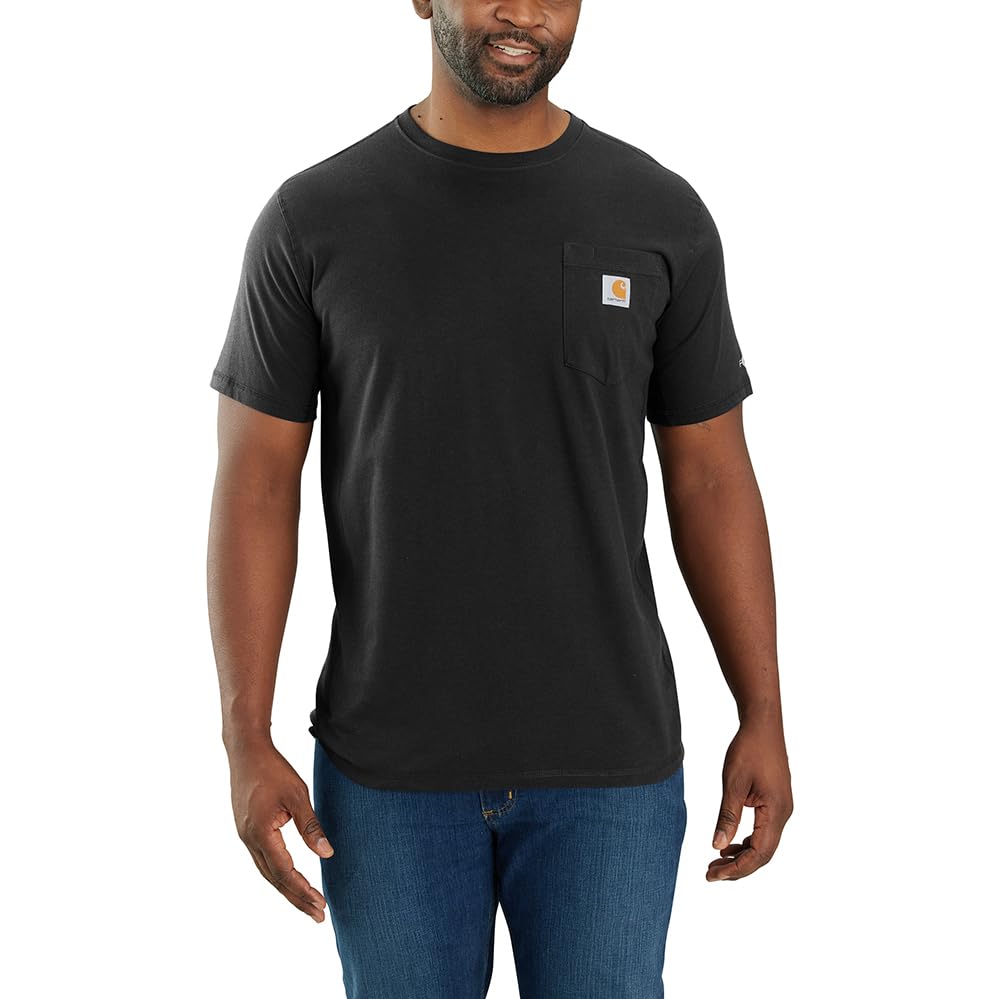 Carhartt mens Force Relaxed Fit Midweight Short-Sleeve Pocket T-Shirt