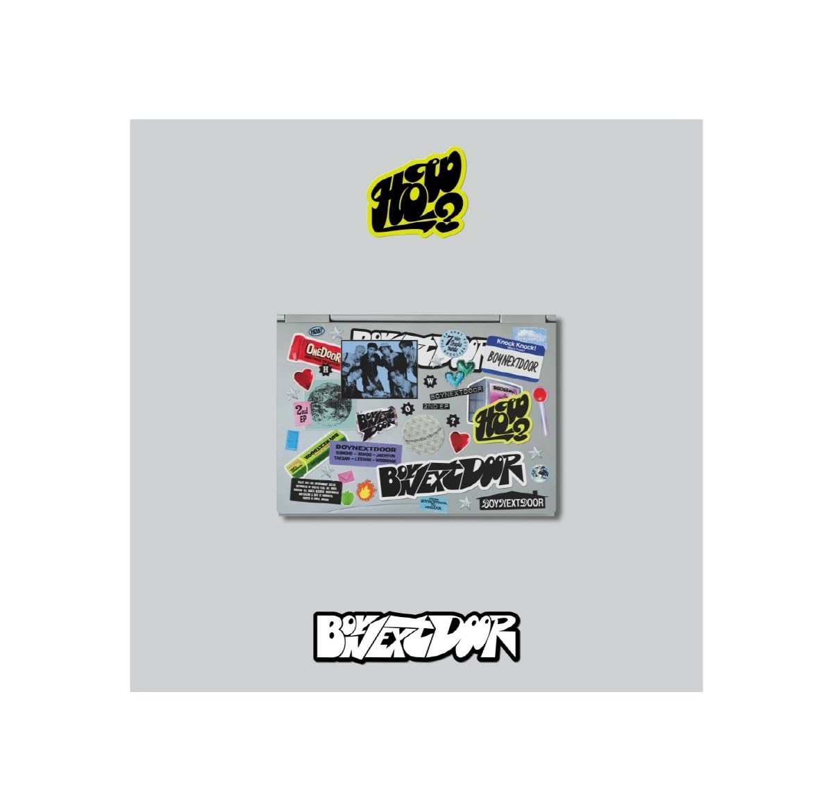 Dreamus BOYNEXTDOOR - 2nd EP HOW? [Sticker ver.] Album (Random ver.), KOZ0360