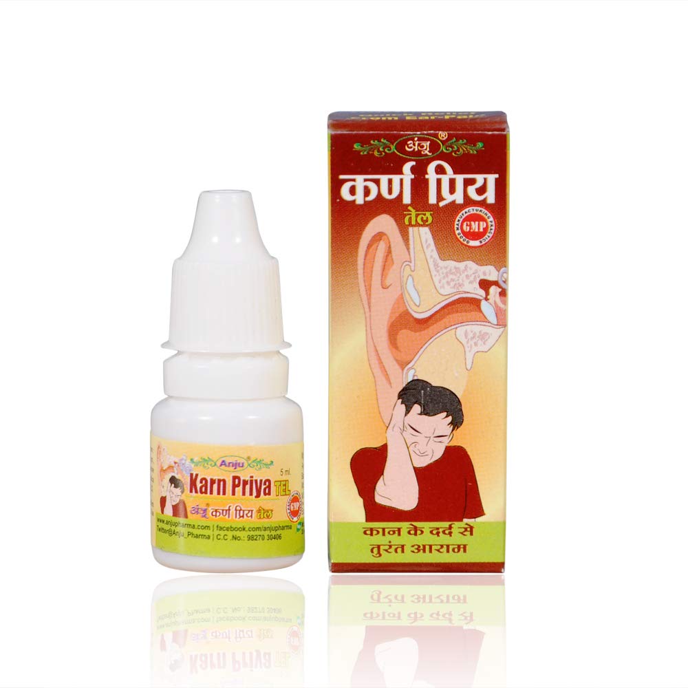 Anju Pharmaceuticals Ayurvedic Oil for Ears (Pack of 4)