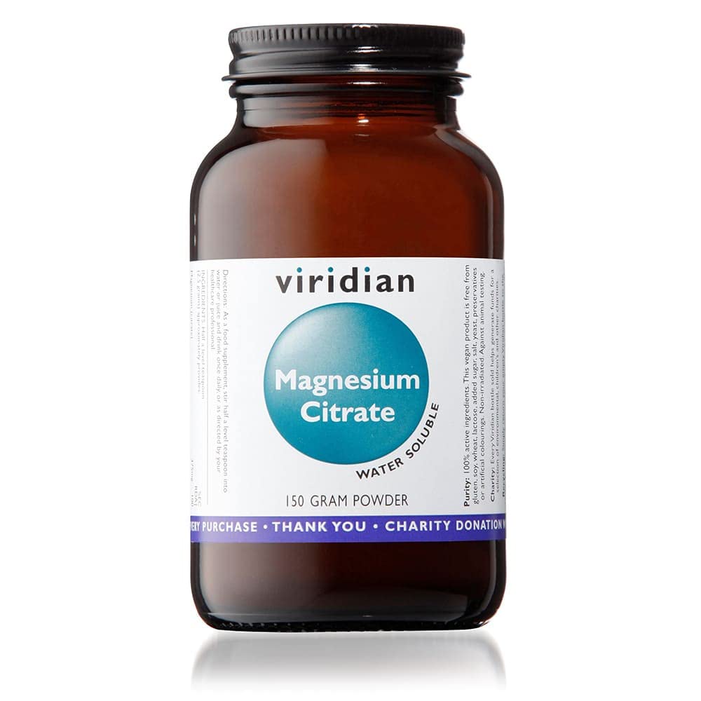 Viridian Magnesium Citrate Powder 150g