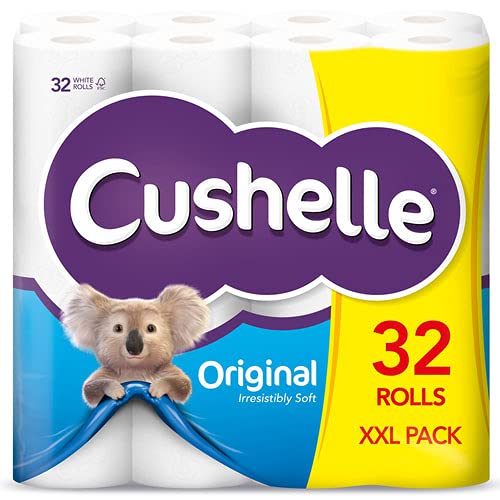 CUSHELLE Toilet ROLL - White XXL Pack 32rolls (P)