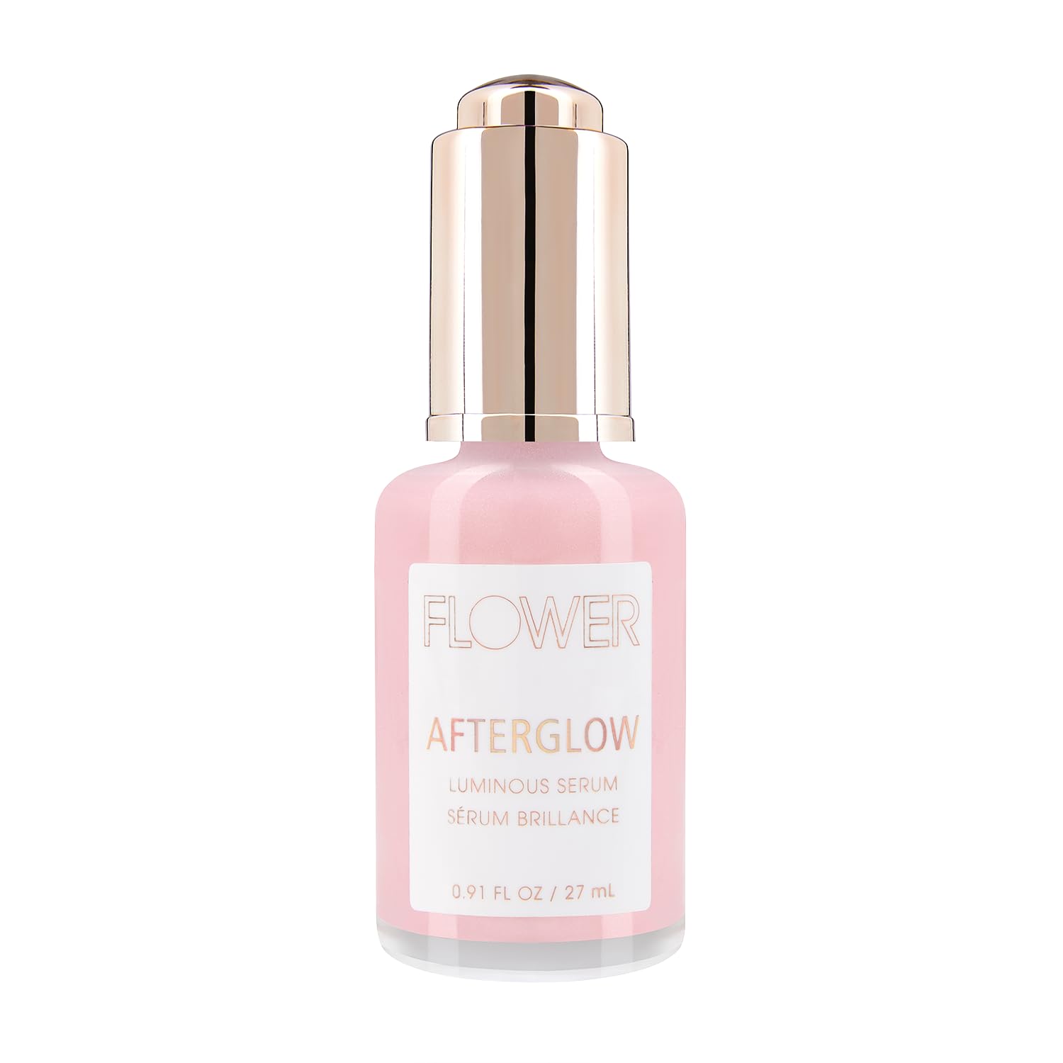 FLOWER BEAUTY By Drew Barrymore Afterglow Luminous Serum for Glowing Skin with Hyaluronic Acid + Niacinamide - Skin Care Facial Serum - Moisturizing + Illuminating