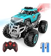 iBlivers Remote Control Monster Truck, 2.4GHz All Terrain RC Cars, Remote Control Monster Car wit...