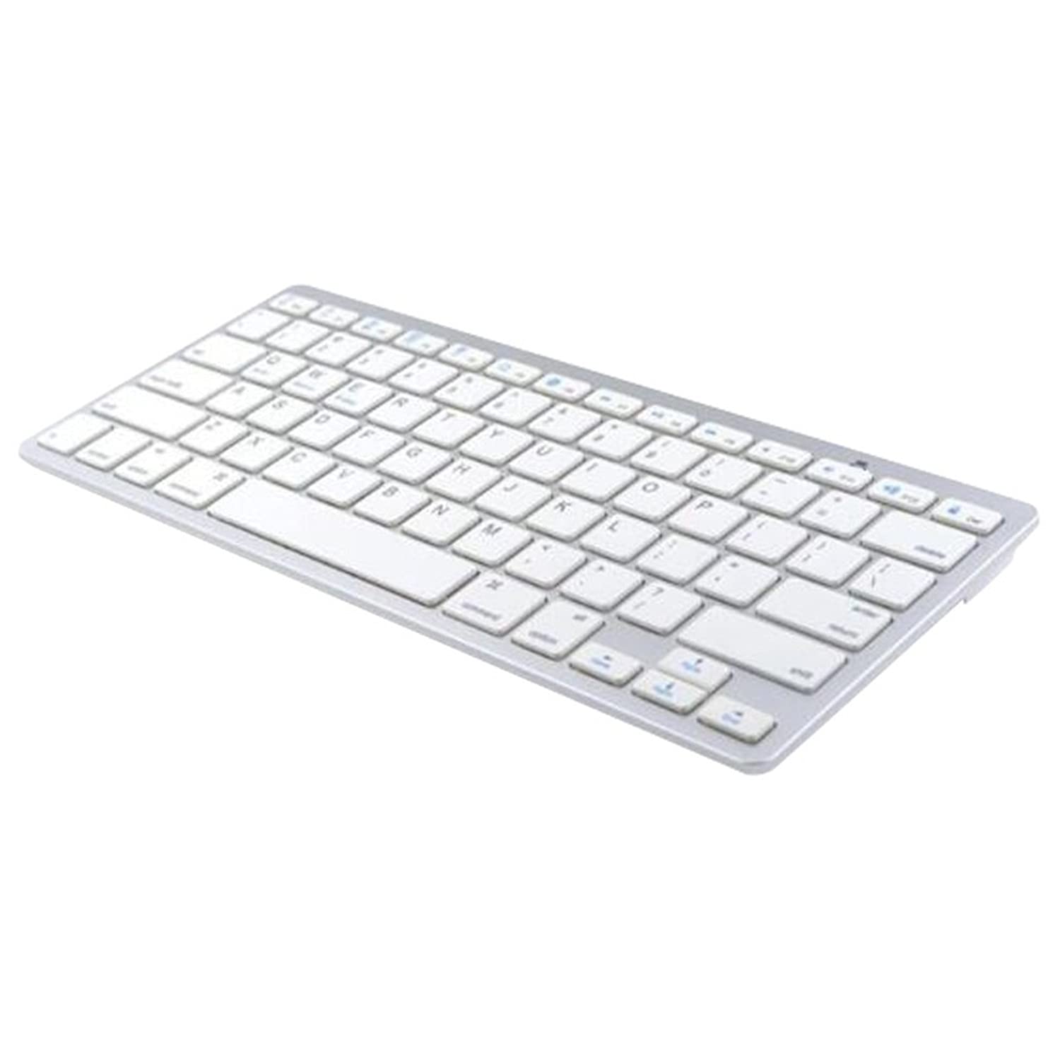 SKEIDO 1 Piece Ultra-slim Wireless Keyboard Bluetooth 3.0 For IPad/iPhone Series/Mac Book/Samsung Phones/PC Computer White