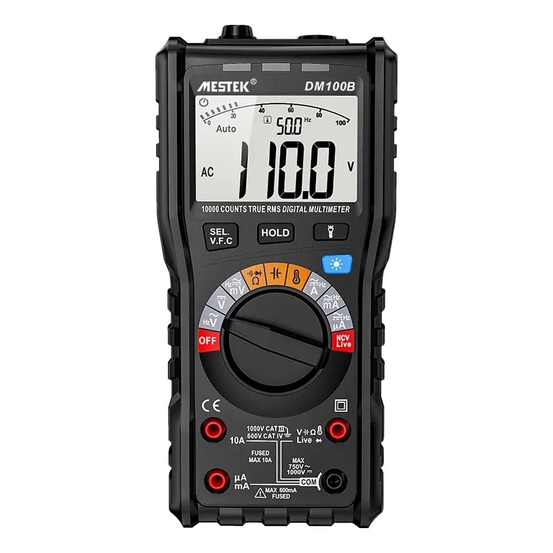 Auto Range High Quality XQT Mestek DM100B 1000V 10A Digital multimeter