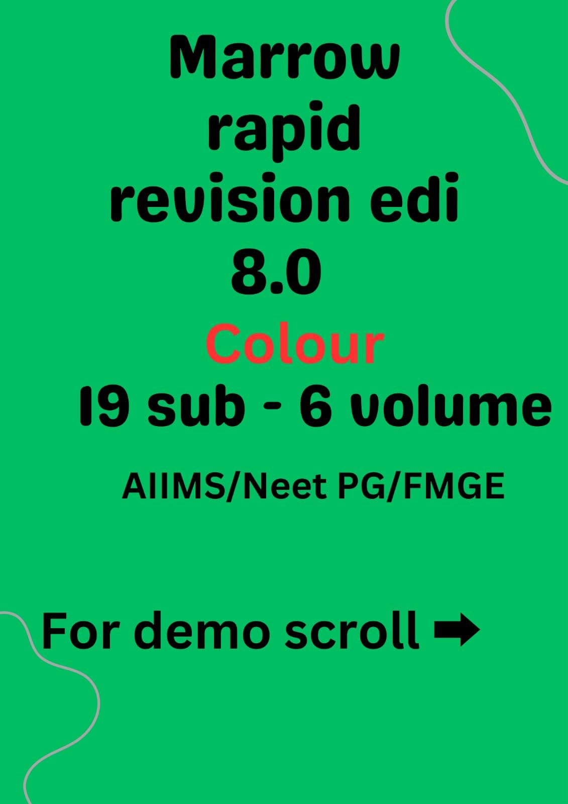 MARROW RAPID REVISION (QUICK RAPID REVISION EDITION- 8.0 ) (FULLY COLOURED WITH ALL-19 SUBJECTS)