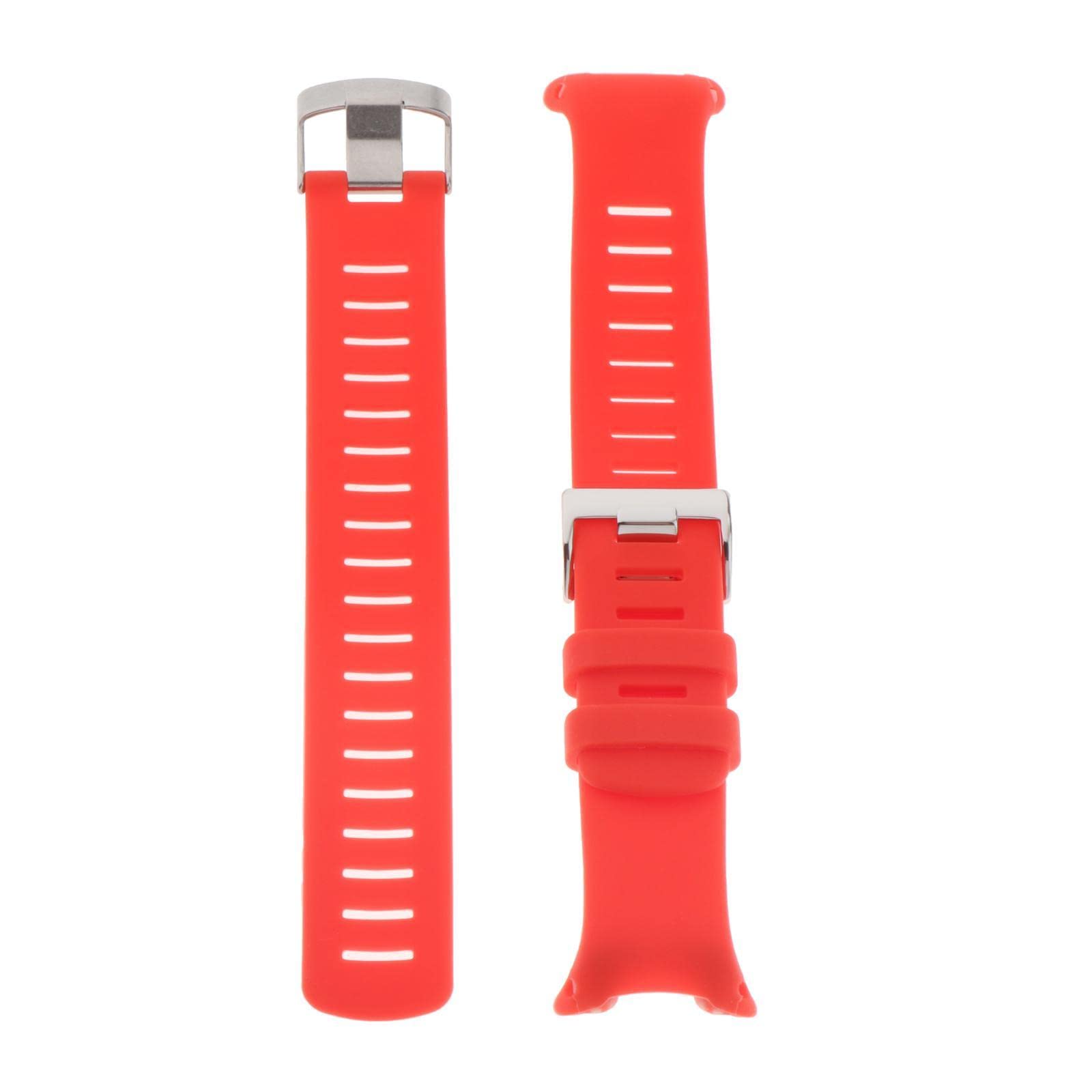 CALANDIS Sports Watch Silicone Band Strap for Suunto D4 / D4i / D4i Novo Watch Red