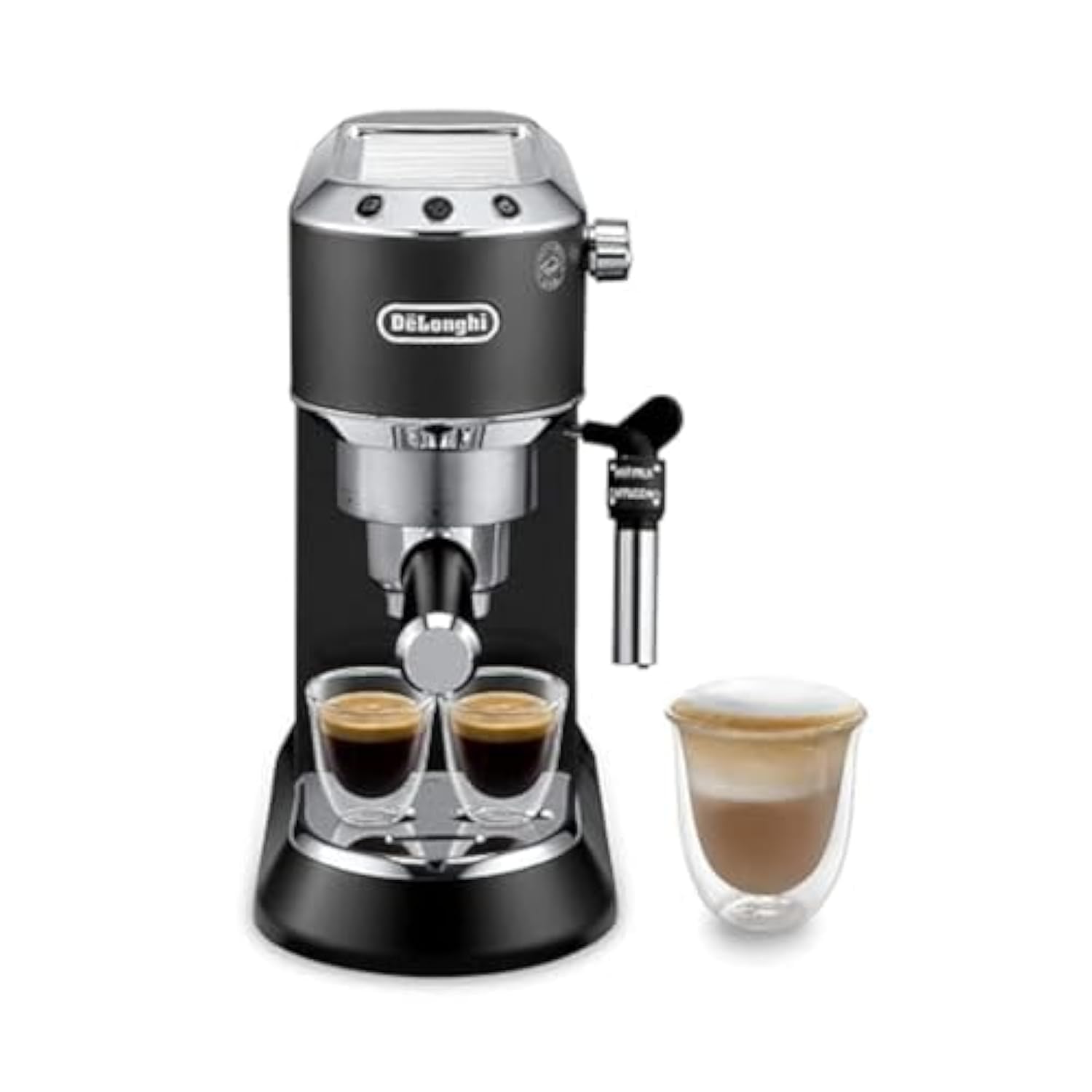 DeLonghi Dedica EC685. BK Adjustable Black Espresso Maker