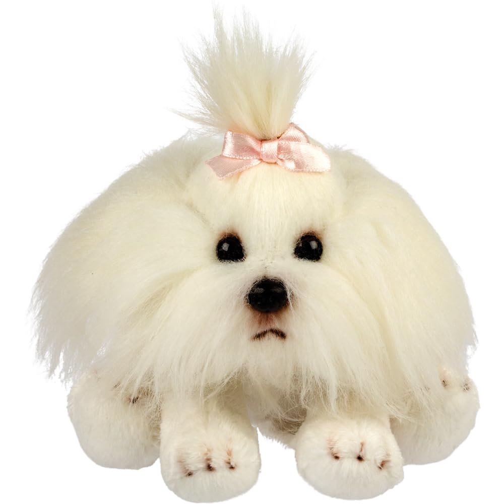 Suki Gifts International - Small Sitting Dog, Shih Tzu (12179), White