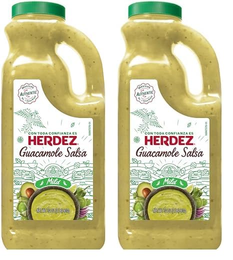 HERDEZ Mild Guacamole Salsa Jug, 32 oz (Pack of 2)