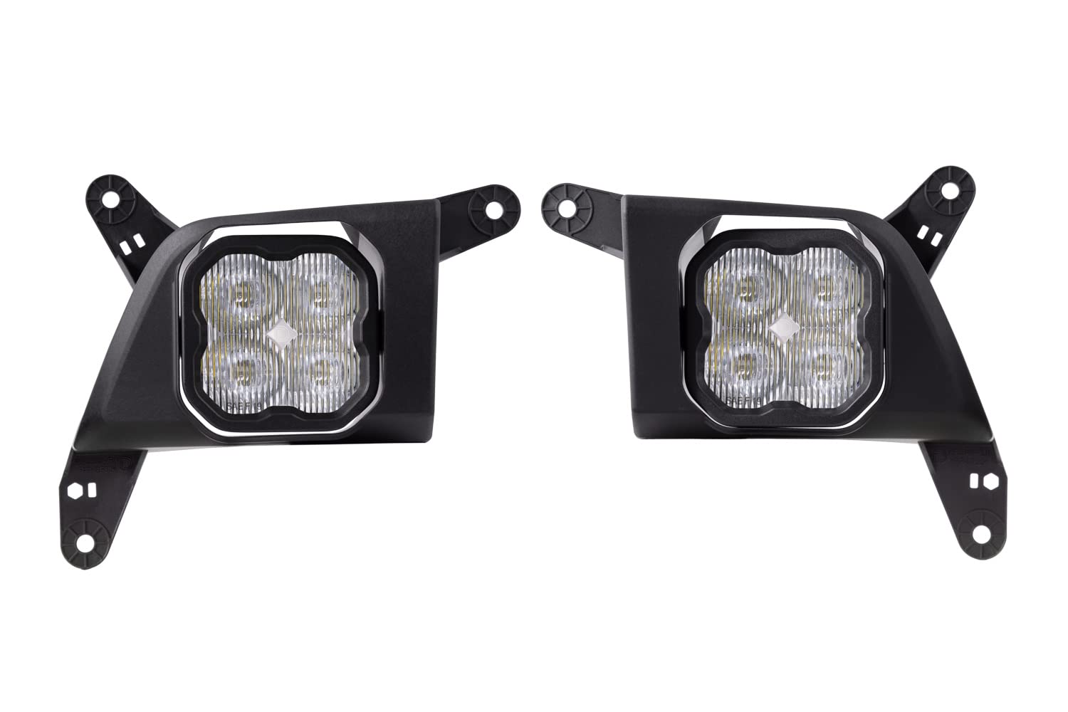 Diode Dynamics Stage Series 3in SAE/DOT Type SV2 Fog Light Kit compatible with Chevrolet Silverado 1500, Silverado HD 2500, 3500, White SAE Fog Max