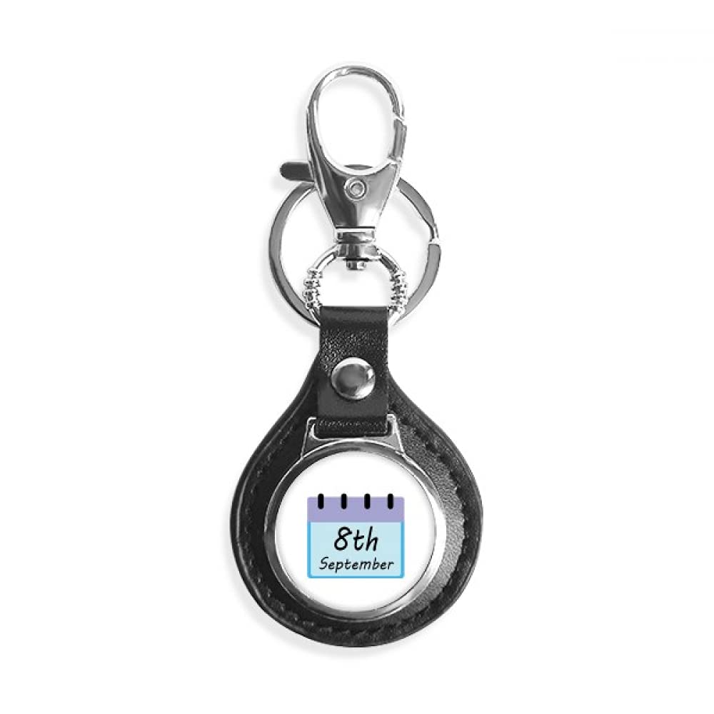 International Literacy Day Elinate Discrination Key Link Chain Ring Keyholder Finder Hook Metal