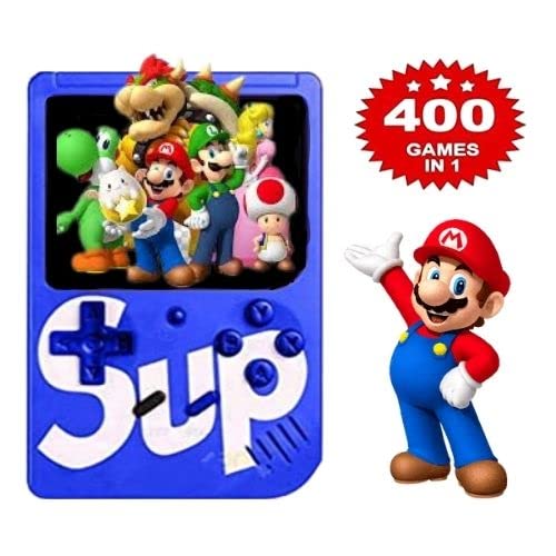 2023 New Kids Special Deal 400 in 1 Sup Video Games Portable, Led Screen and USB Rechargeable, Handheld Console, Classic Retro Game Box Toy for Kids Boys & Girls - (Color May Vary)