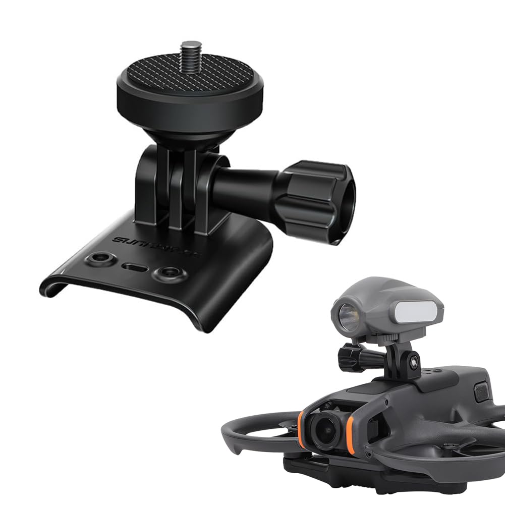 Cochanvie Multifuncational Adapter Mount for DJI Avata 2, Perfect Fit & Lightweight, Easy & Stable Installation, Can Apply to Action 2, Go 3 camera