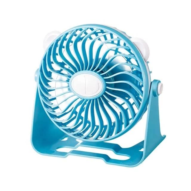 EVOLT Powerful Rechargeable Table Fan, table fans for home,table fans small,table fans for kitchen,table fans for home rechargeable,table fans high speed (Multicolor)