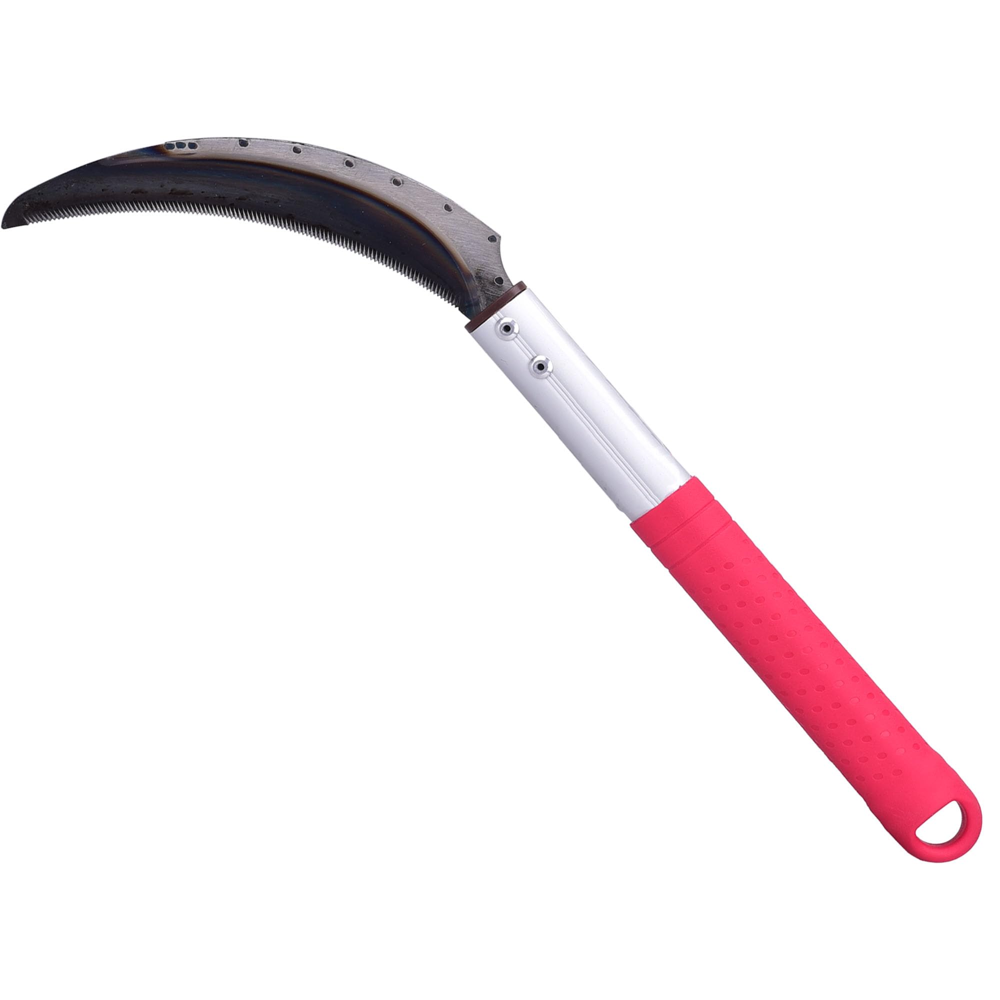 Scythe Garden Tool, Japanese Weeding Scymea, Scythe Tool, Weeding and Weed, Magnetic Handle, Durable SK5 Steel Blades, Compact and Portable, Great for Gardening and Agriculture, Soft Rubber Grip