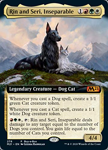 Magic: The Gathering - Rin and Seri, Inseparable - Foil - Buy-a-Box Promo - Core Set 2021