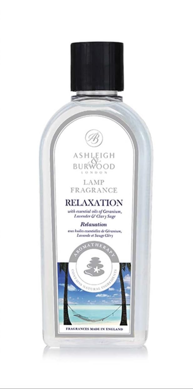 ASHLEIGH & BURWOODRelaxation Lamp Fragrance | 500 ml | Made in the UK | Aromatherapy Fragrances