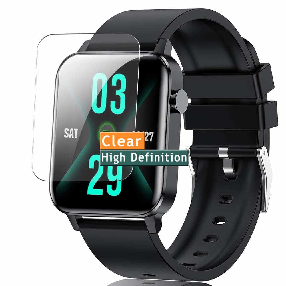 3-Pack Screen Protector, compatible with Judneer Andfive TS11 1.4" Smartwatch Smart Watch TPU Film Protectors Sticker [ Not Tempered Glass ]