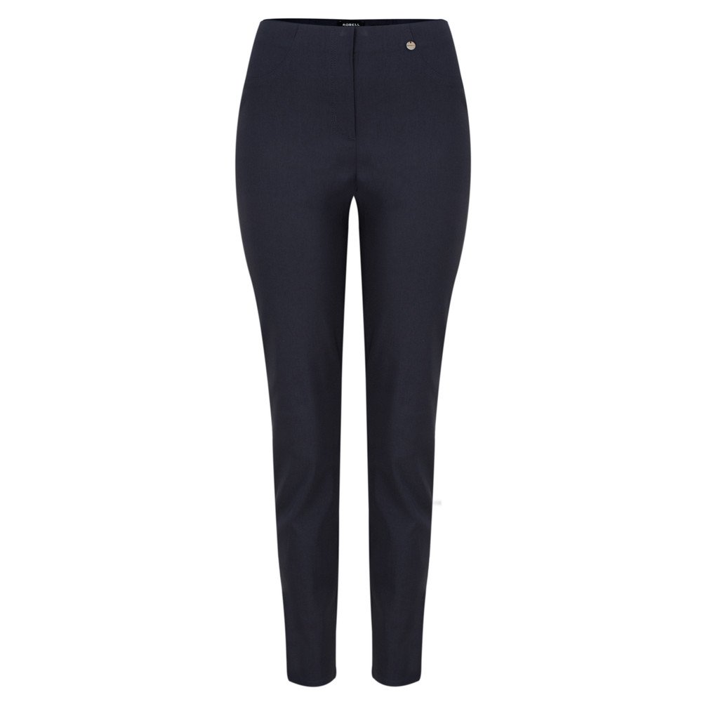 RobellTrousers - Bella 78 cm Tight Fit Trousers, Navy Blue