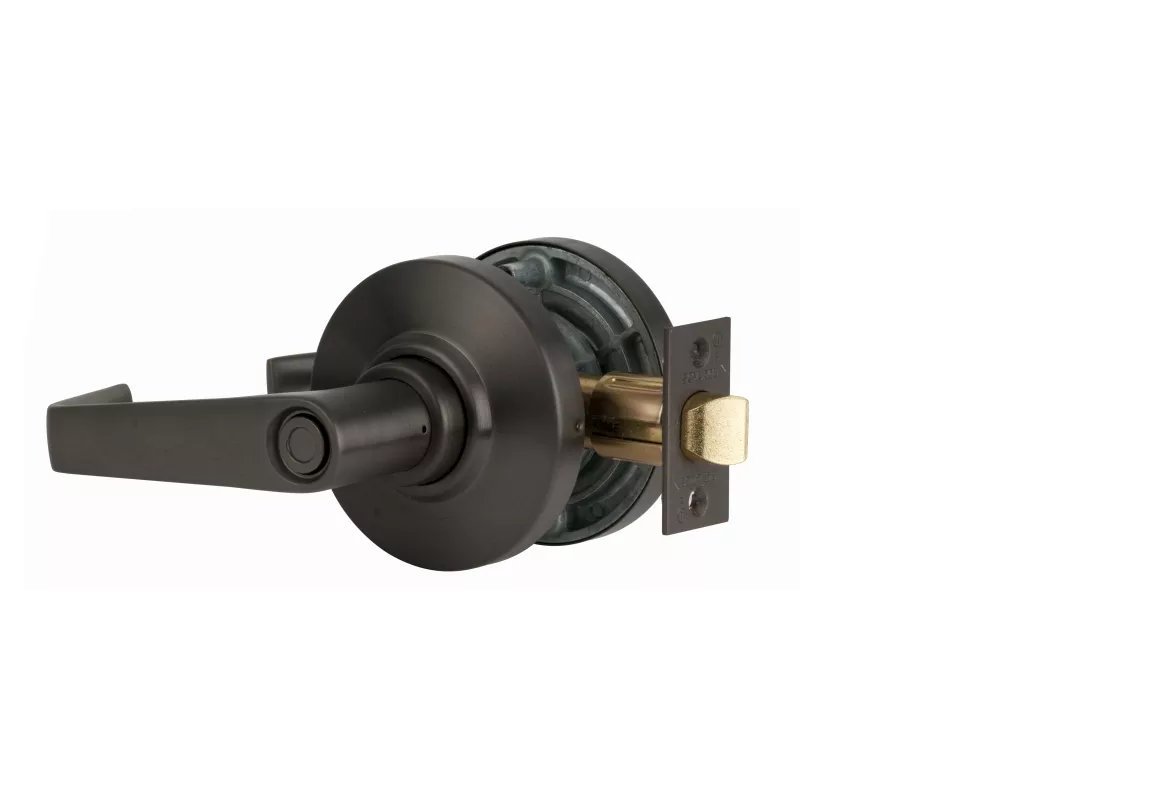 S. Parker Grade 2 ADA Approved SL Heavy Duty Non-Handed Commercial Cylindrical Privacy Lever Lock for Bed Or Bath Metal Or Wood Doors (Oil Rubbed Bronze)