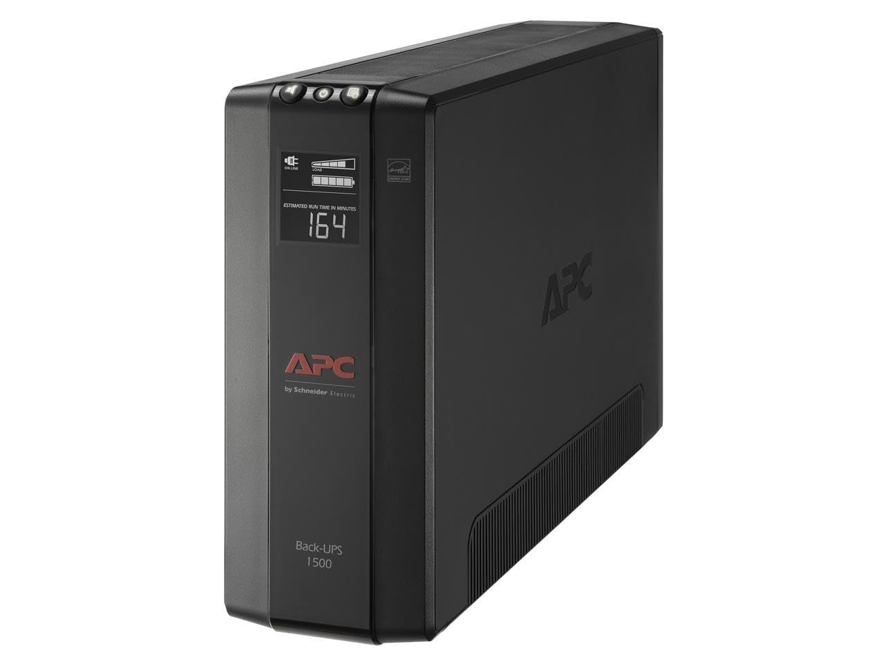 APC UPS 1500VA UPS Battery Backup and Surge Protector, BX1500M Backup Battery Power Supply, AVR, Dataline Protection