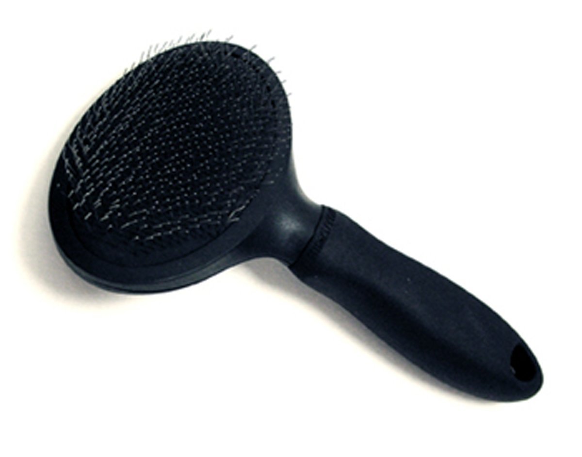 Miracle Care Coat Slicker Brush, black, Large