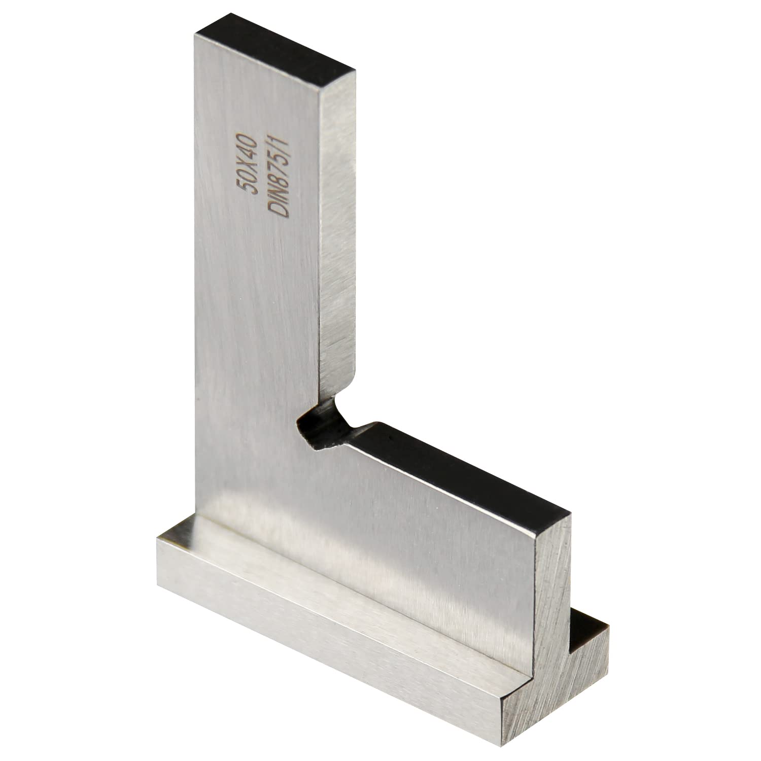 Precision Machinist Square 2 Inch Engineer Square 90 Degree Right Angle Ruler Ground Hardened Steel with Seat 2 x 1.6 Inch