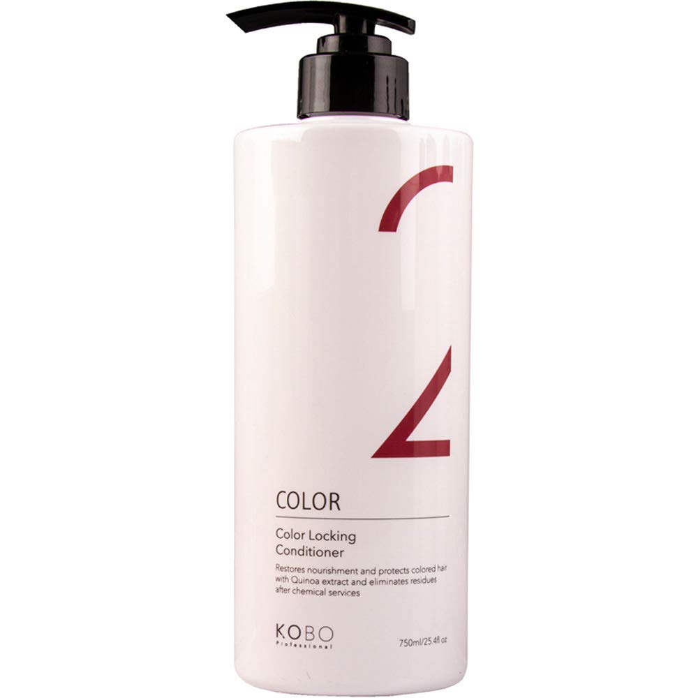 KOBO Professional2 Color Locking Conditioner 750ML | For Color Treated Hair | Detangles and Smooth Finish (750ML)