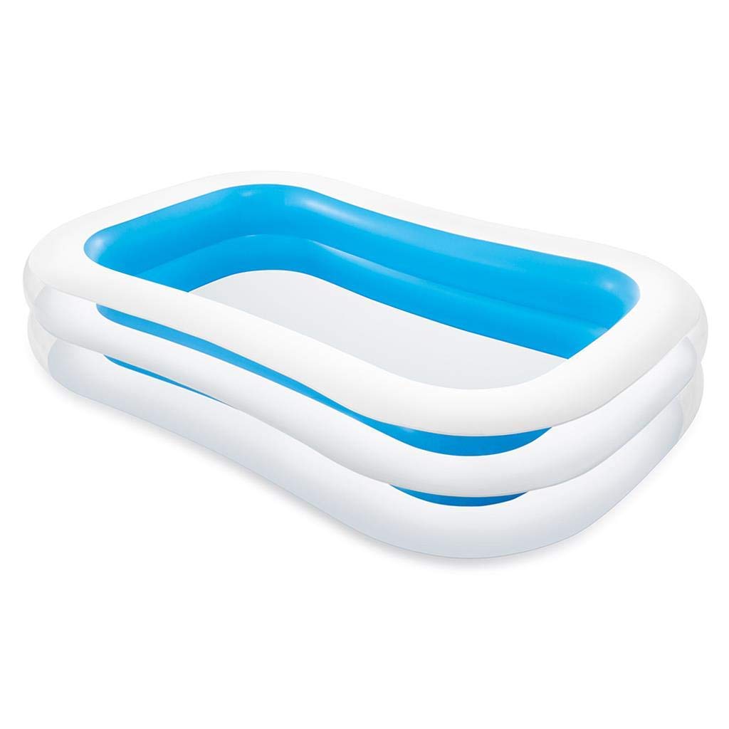 Intex 56483 Swim Center Inflatable Family Swimming Pool - White And Green