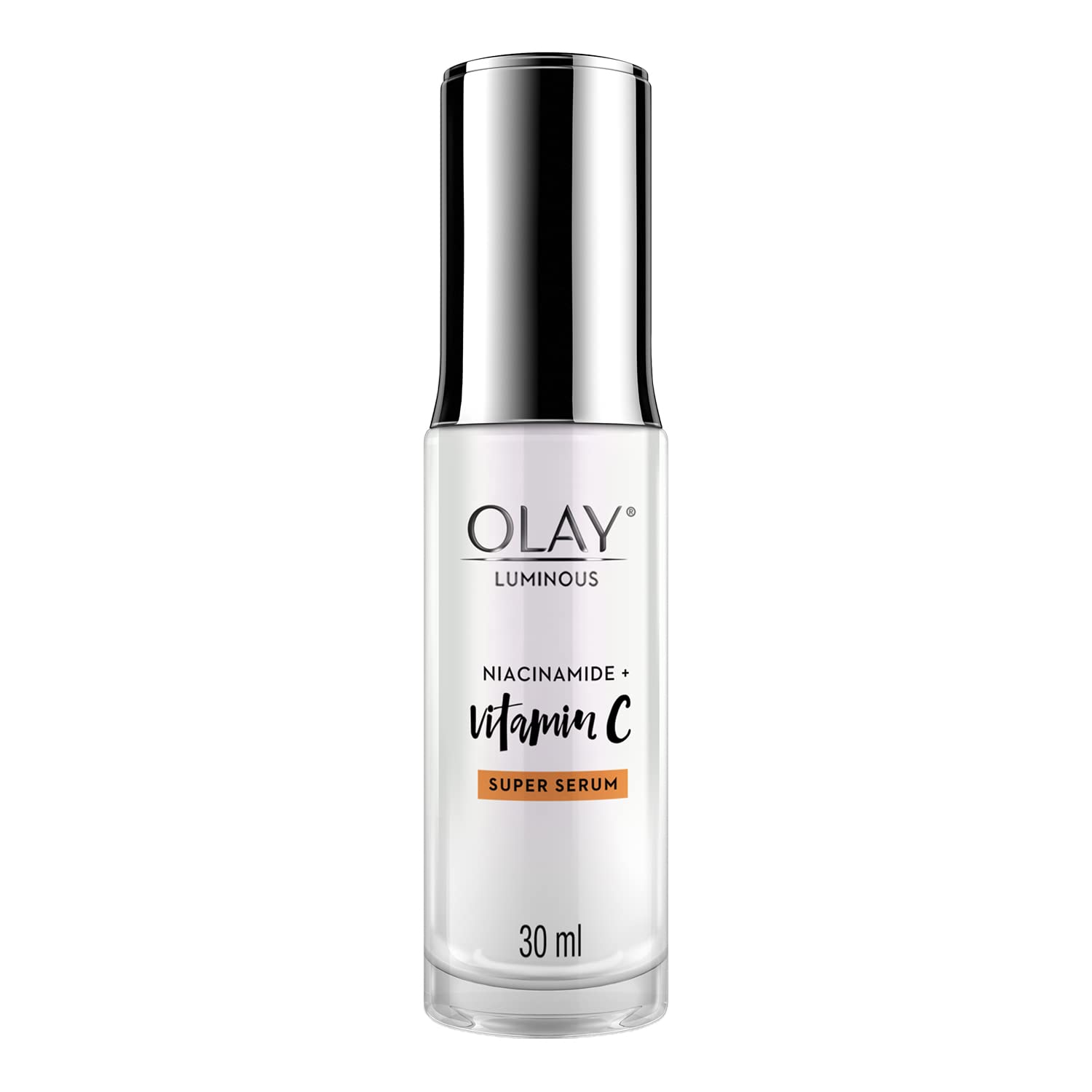 Olay Super Serum: Luminous Serum With Niacinamide + Vitamin C For Even & Glowing Skin, Sulphate & Parbene Free, 30 ML