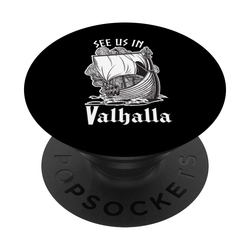 HeidenklamottenSee us in Valhalla - Vikings PopSockets Swappable PopGrip