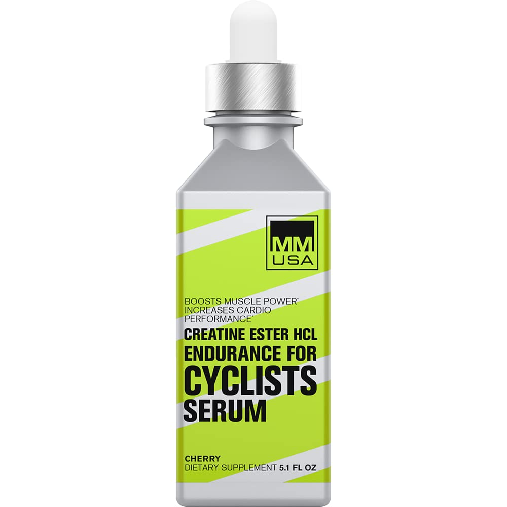 Cyclist-Optimized Creatine Serum. Amplifies Cycling Sports Performance, Boosts Nitric Oxide Levels, Stamina, Energy, Endurance & Focus. Fights Fatigue & Lactic Acid Build Up. Cherry, 5.1 Fl Oz