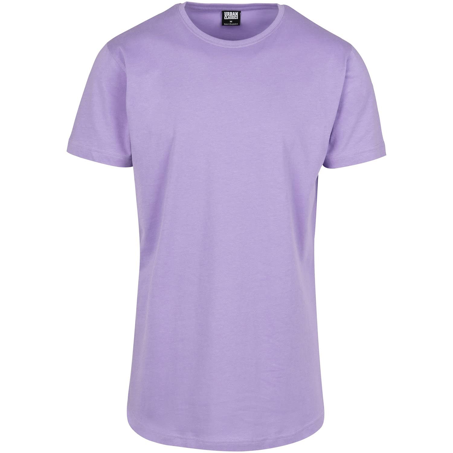 Urban ClassicsMen's Shaped Long Tee Longline T-Shirt, Shortsleeves Tall Tee, Crew Neck, 100% Jersey Cotton