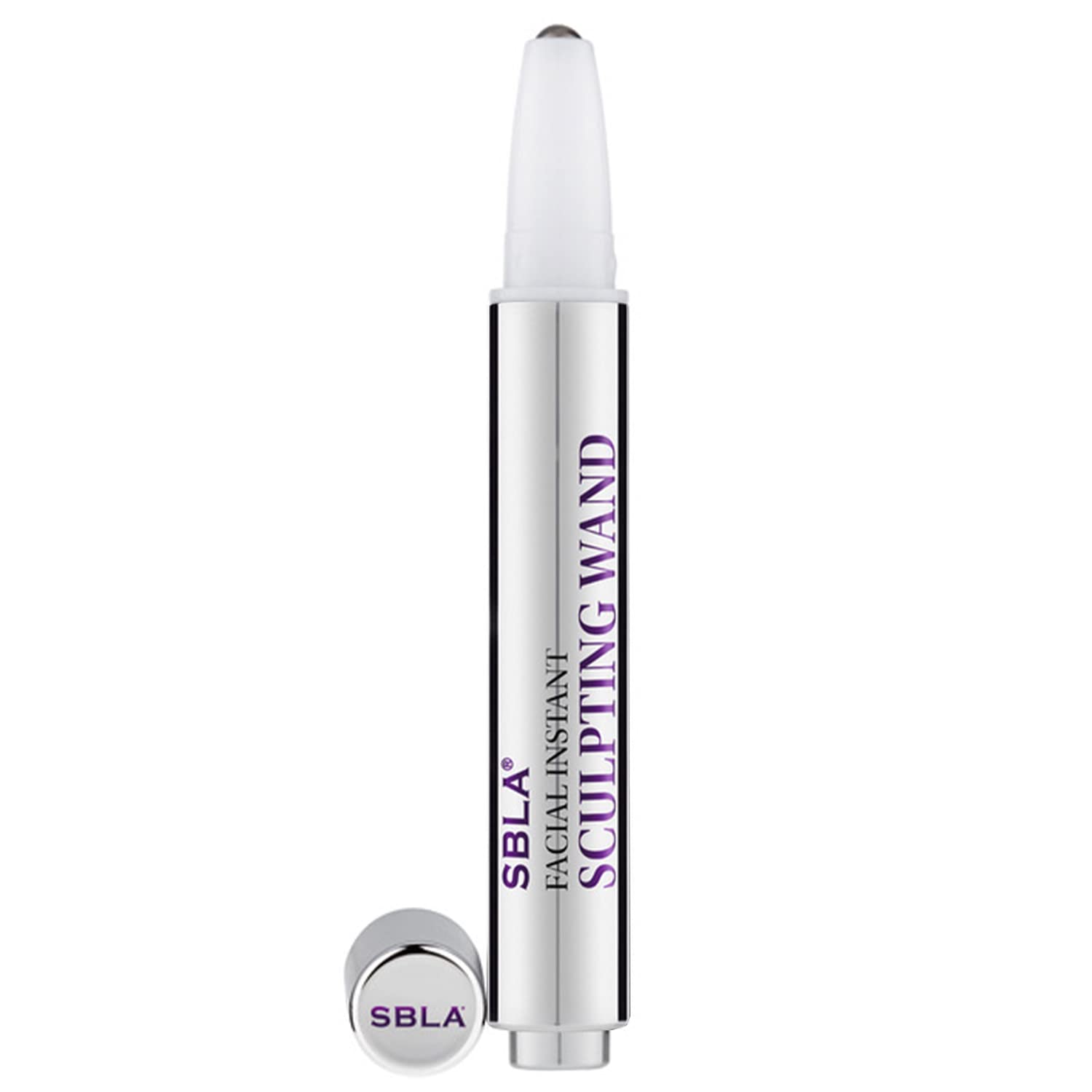 SBLA Beauty Facial Instant Sculpting Wand, Advanced Anti-Aging Serum, Smoothing, Skin Tightening, Brightening All Skin Types & Reducing Lines & Wrinkles 0.23 Fl Oz / 6.8mL (100 doses)