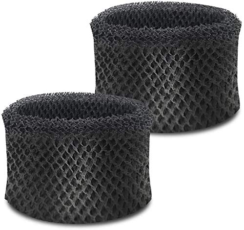 WyFun 2pcs Replacement Humidifier Wicking Filter for Philips HU4801 HU4802 HU4803 Humidifier Parts Humidifie, Black Hepa Filter Air Humidifier