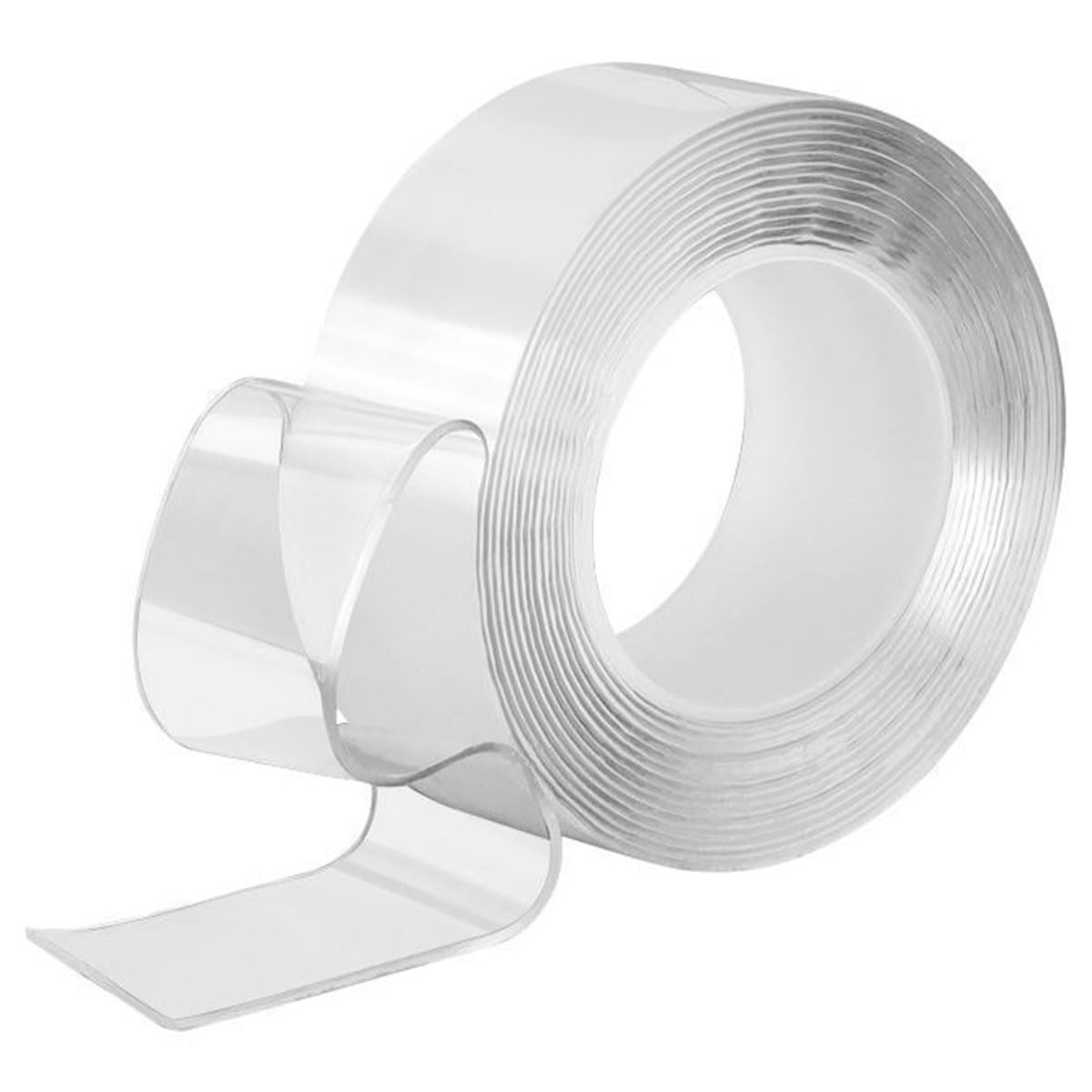 ECVV® 5M Magic Adhesive Nano Tape - 3cm Wide, Washable, Waterproof, Double-Sided Transparent Acrylic Gel Mounting Tape