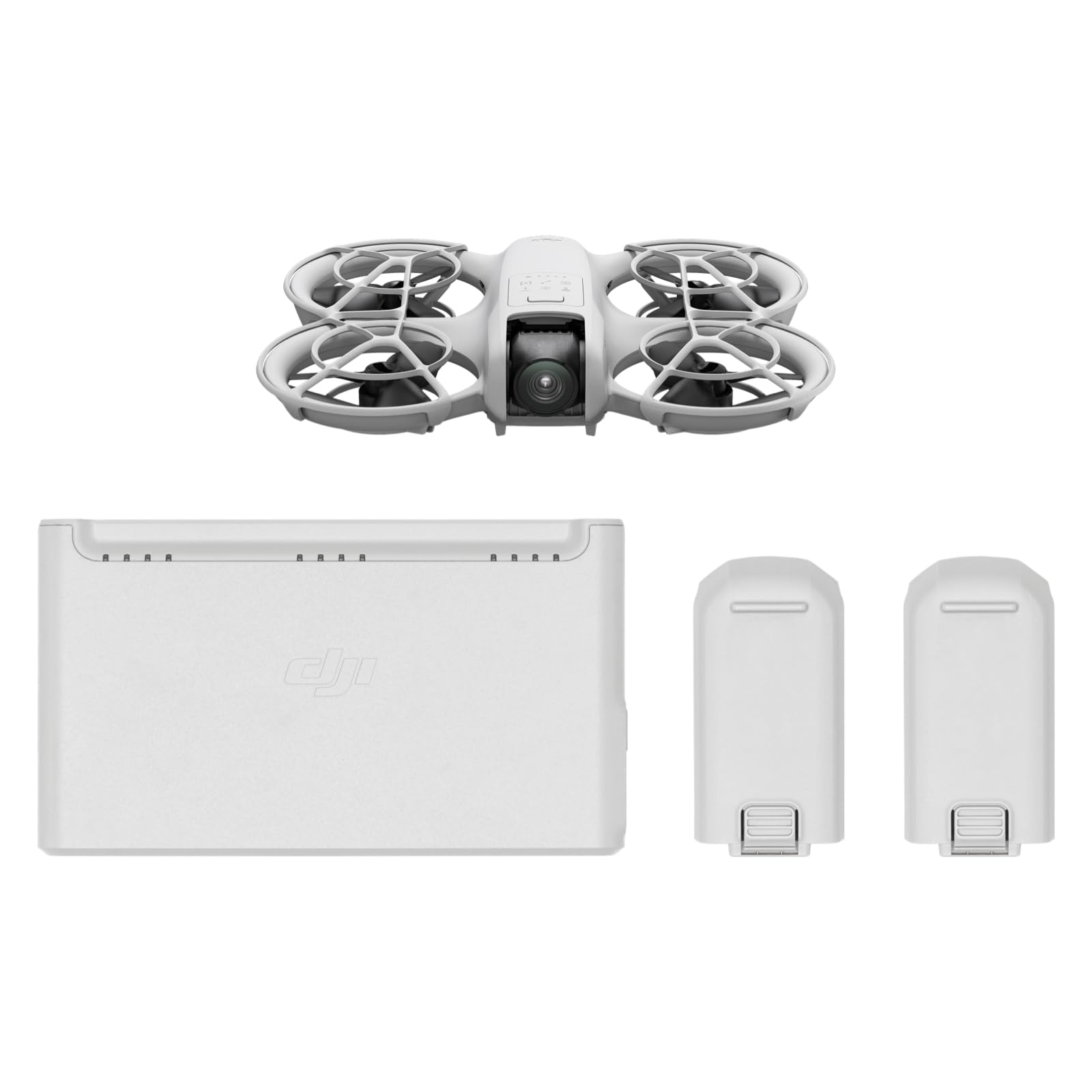 DJINeo Three-Battery Combo, Mini Drone with 4K UHD Camera for Adults, 135g Self Flying Drone that Follows You, Palm Takeoff, AI Subject Tracking, QuickShots, Stabilized Video (Controller-Free)