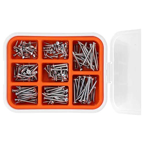 Ikea200-piece Screw Set Box Round Head Screws and countersunk Screws of Different Sizes with TSS Cotton Balls(5 Pieces)