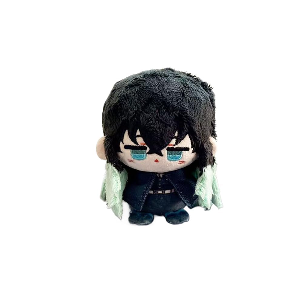 Anime Plush Keychain, 4" Cute Tokitou Muichiro Character Plush Key chain Bag Pendant For Fans Gifts