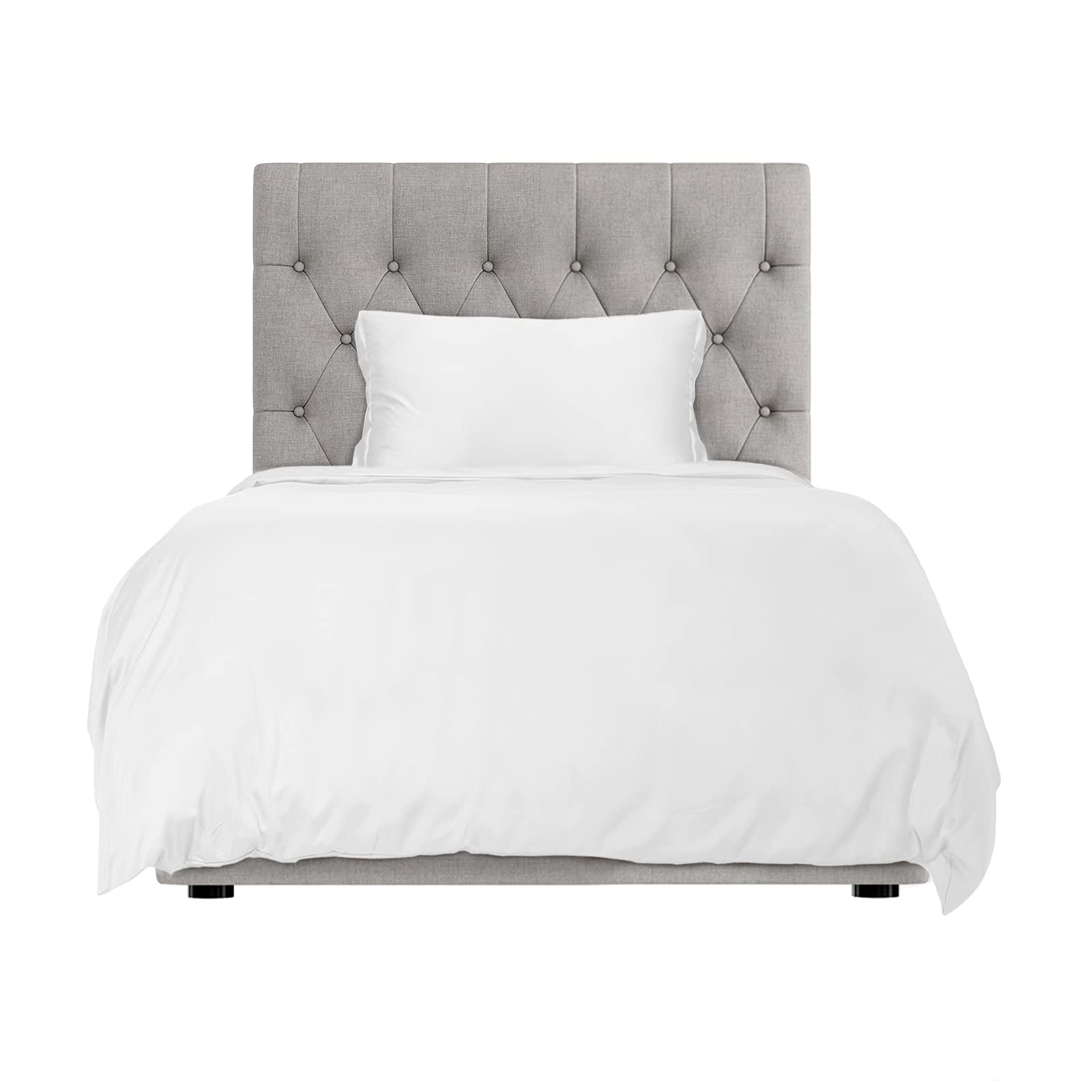 Hotel Sheets Direct Duvet Cover Bed Linen Set, 2 -Piece Set, White, Twin