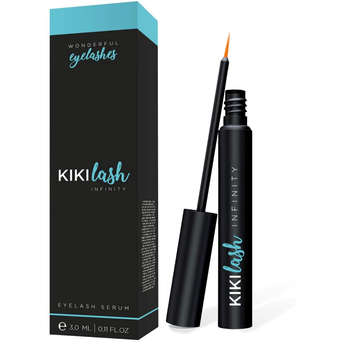 KIKILASH Eyelash Serum 3ml | Enhancing Serum For Longer Thicker Natural Eyelashes | 2in1 Eyelash Growth Serum & Eyebrow Growth Serum